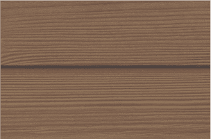 A close-up view of brown, horizontal wooden planks with visible grain patterns and texture. The wood appears natural with clear lines and variations in the color shades.